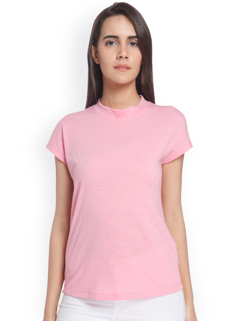 

Vero Moda Women Pink Solid Top