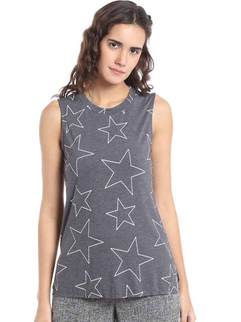 

Vero Moda Women Grey Printed Top
