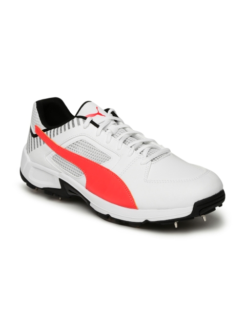 

Puma Men White Team Full Spike Cricket Shoes