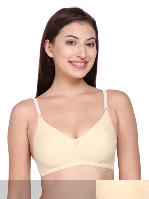 

Innocence Pack Of 2 Beige Non Padded & Non-Wired Bra