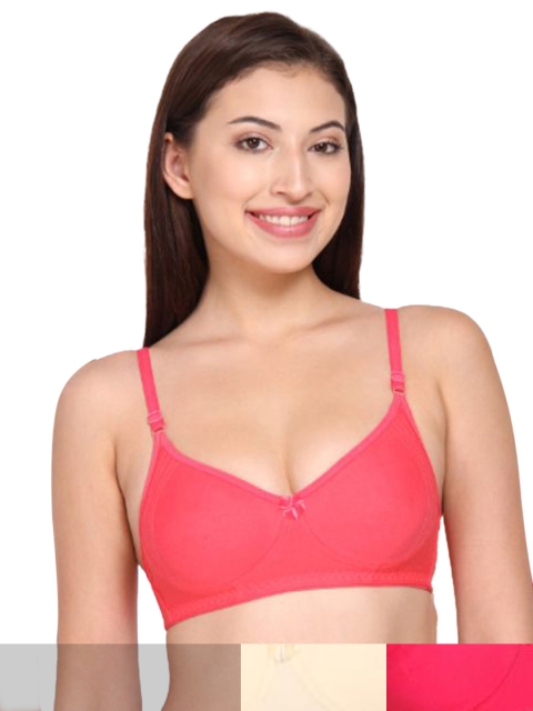 

Innocence Pack Of 3 Non Padded & Non-Wired Bra, Beige