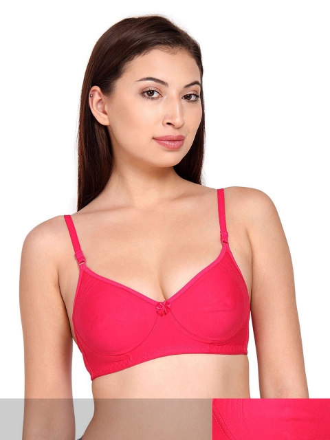 

Innocence Pack Of 2 Fuchsia Non Padded Non-Wired Bra