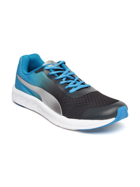 

Puma Unisex Grey & Blue Radiance Running Shoes