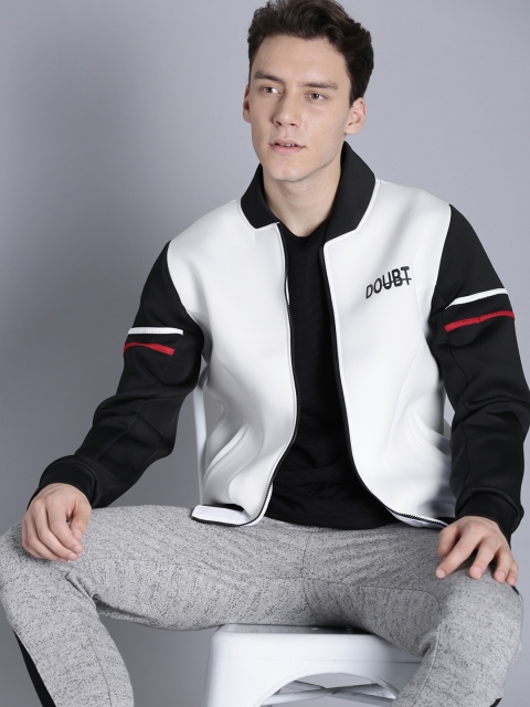 

Kook N Keech Men White Solid Sweatshirt