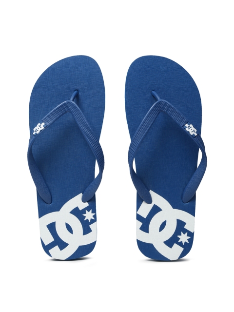 

DC Men Blue Printed SPRAY Flip-Flops