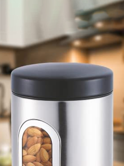 

SignoraWare Set Of 3 Solid Food Container, Silver
