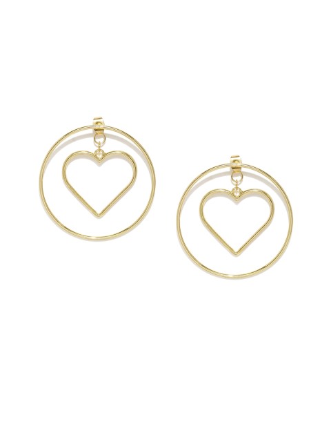

OOMPH Gold-Toned Spherical Drop Earrings