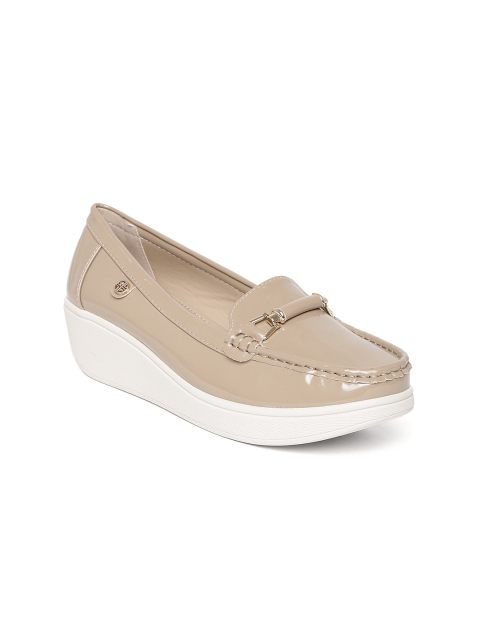 

Carlton London Women Beige Solid Wedges