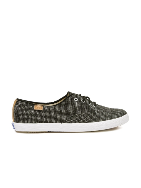 

Keds Women Black Wovem Design Sneakers