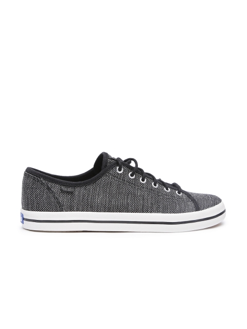 

Keds Women Black Woven Design Sneakers