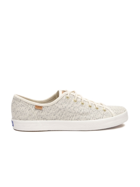 

Keds Women Cream-Coloured Textured Sneakers