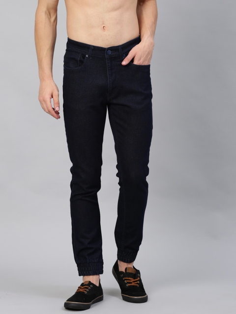 

HRX by Hrithik Roshan Men Blue Regular Fit Mid-Rise Clean Look Stretchable Jeans