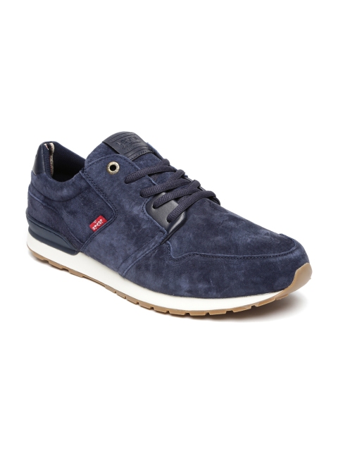 

Levis Men Navy NY RUNNER Sneakers, Navy blue