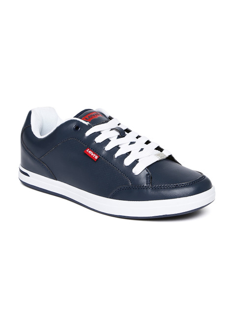 

Levis Men Navy Sneakers, Navy blue