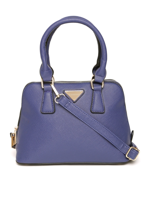 

GIORDANO Blue Solid Handheld Bag with Sling Strap