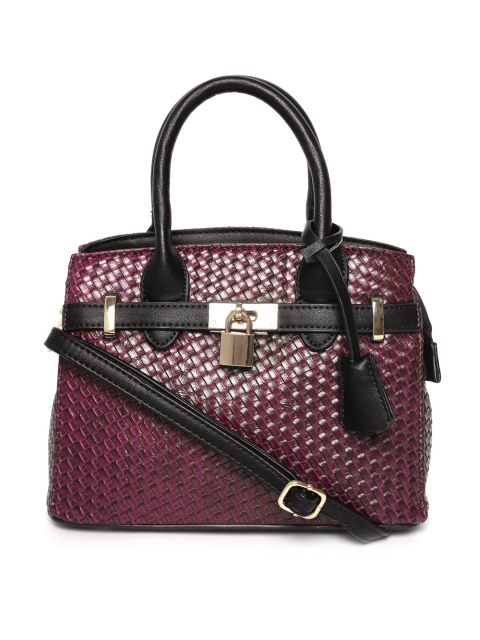 

GIORDANO Brown Rust Red Handheld Bag with Detachable Sling Strap