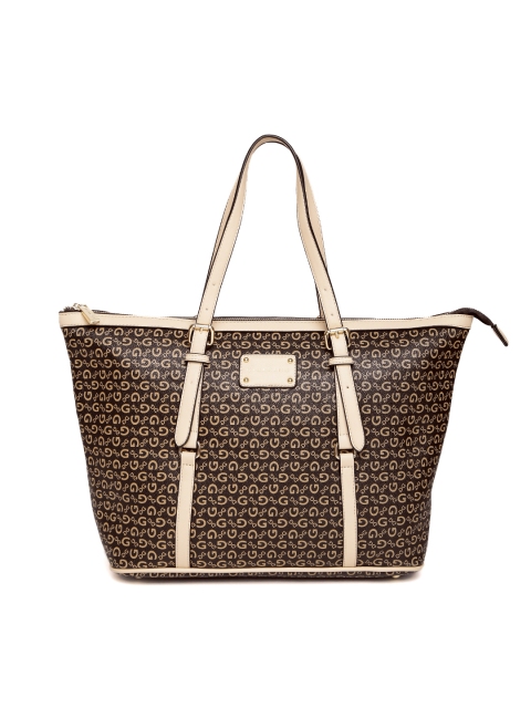 

GIORDANO Brown Logo Print Shoulder Bag