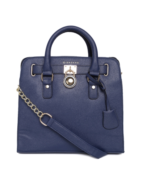 

GIORDANO Blue Solid Handheld Bag