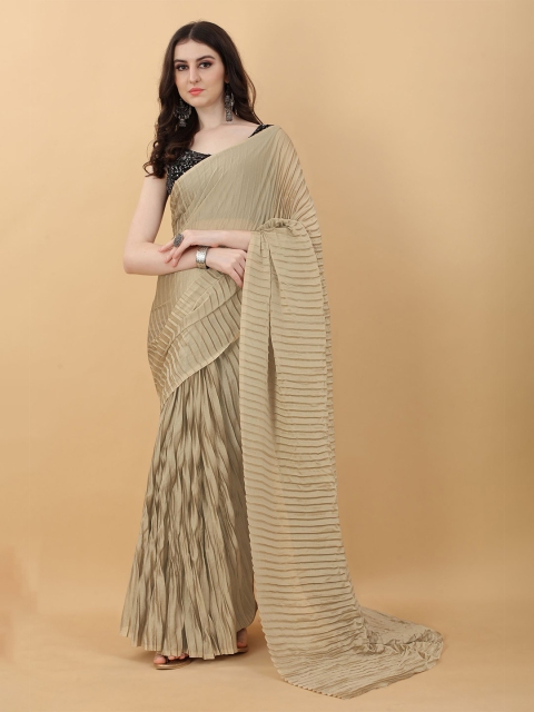 

kasee Beige Solid Saree