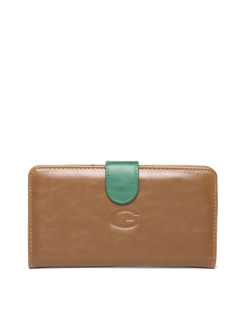 

GIORDANO Women Brown Solid Two Fold Wallet