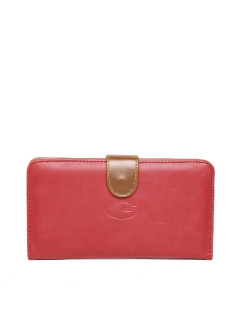 

GIORDANO Women Red Solid Two Fold Wallet