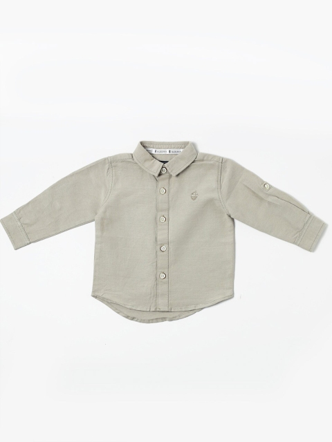 

Nuberry Boys Brown Casual Shirt