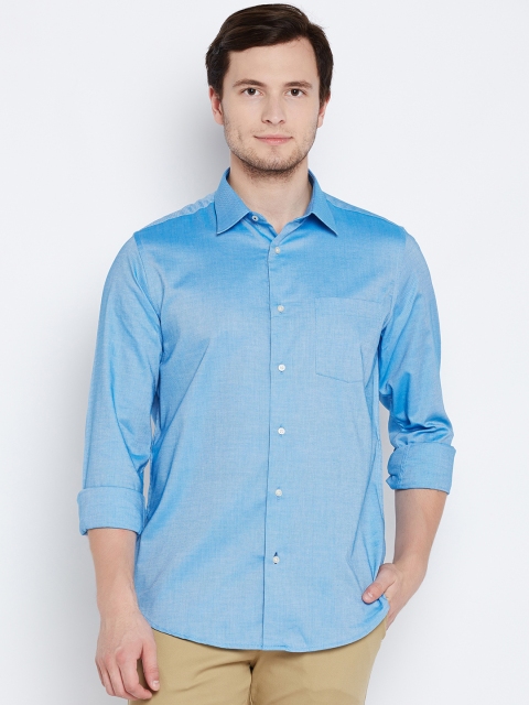 

Blackberrys Men Blue Slim Fit Solid Casual Shirt