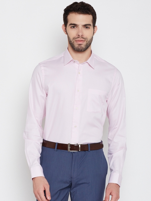 

Blackberrys Men Pink Slim Fit Solid Formal Shirt