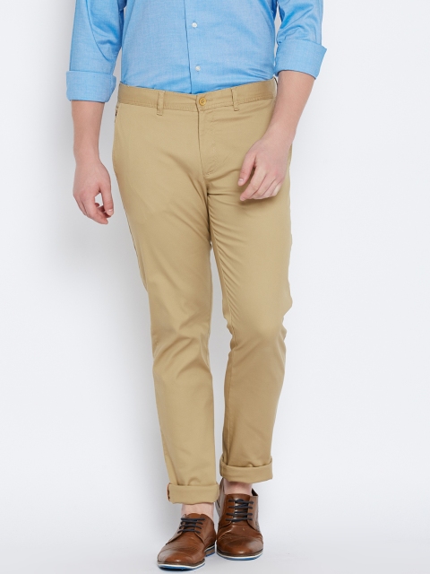 

Blackberrys Men Beige Casual Trousers