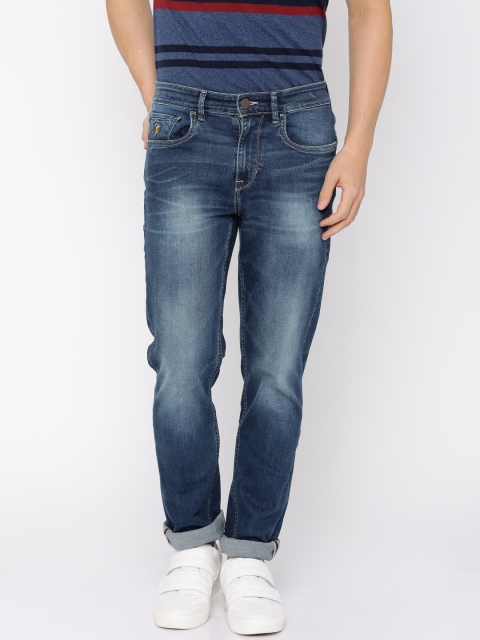 

U.S. Polo Assn. Denim Co. Men Blue Slim Fit Mid-Rise Stretchable Jeans
