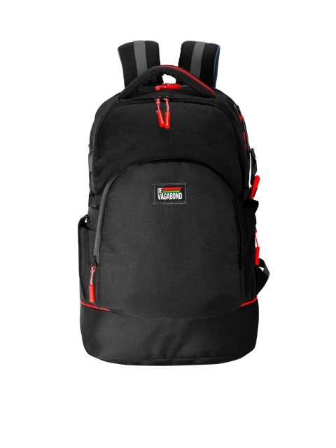 

DEVAGABOND Unisex Black & Orange Backpack