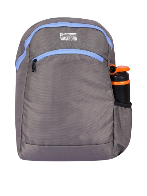 

DEVAGABOND Unisex Grey & Blue Polyester 14 Inches Laptop Backpack