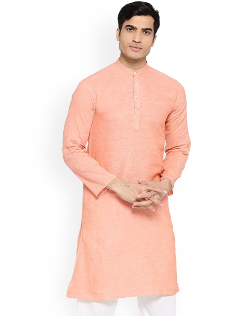 

Vastraa Fusion Men Orange Kurta