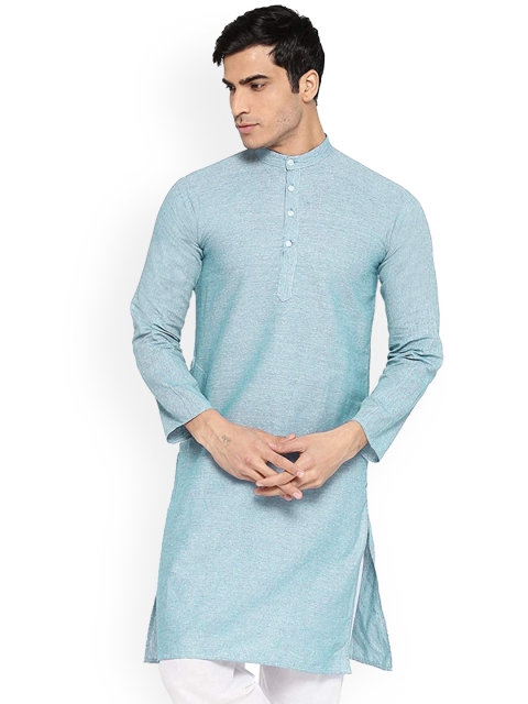 

Vastraa Fusion Men Blue Kurta