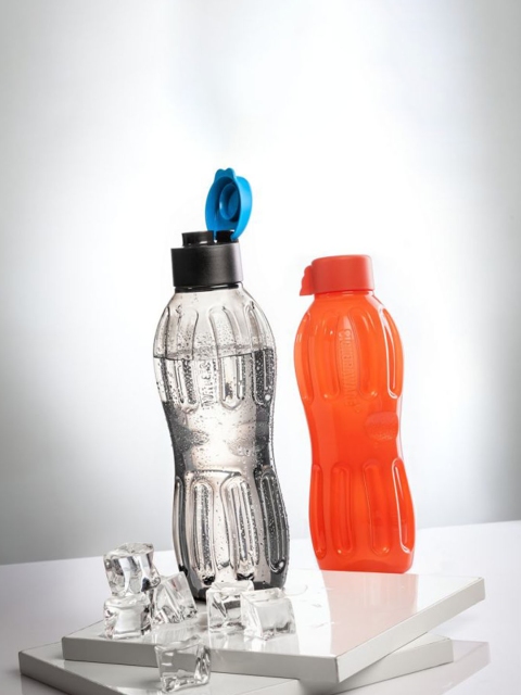 

SignoraWare Set of 3 Assorted Solid Plastic Water Bottle - 500ml, Multi