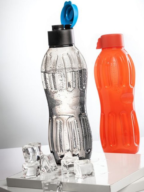 

SignoraWare Set Of 5 Plastic Water Bottles, Black