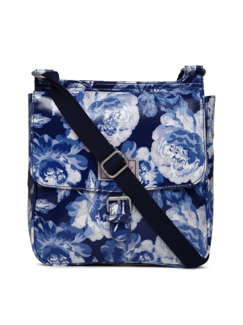 

Cath Kidston Blue Floral Print Sling Bag