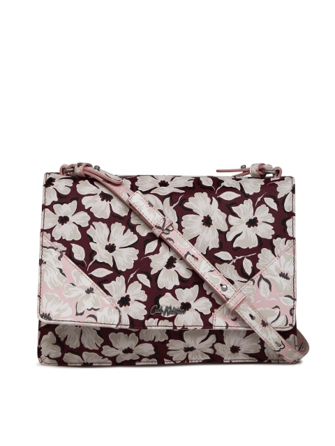 

Cath Kidston Burgundy & White Printed Sling Bag