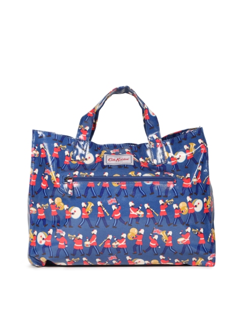 

Cath Kidston Navy Blue Printed Tote Bag