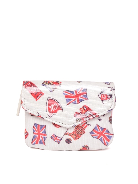 

Cath Kidston Women Off-White & Red Printed Mini Coin Purse