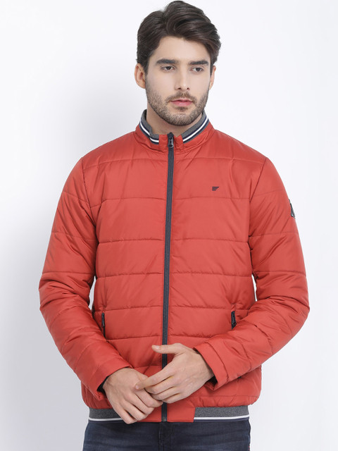 

t-base Men Rust Windcheater Puffer Jacket