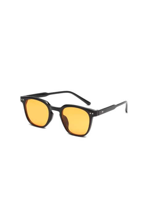 

AUGEN Yellow Lens & Black Square Sunglasses with UV Protected Lens-VI-SG-140