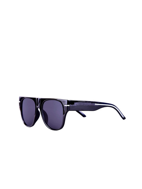

AUGEN Unisex Blue Lens & Black Square Sunglasses with UV Protected Lens