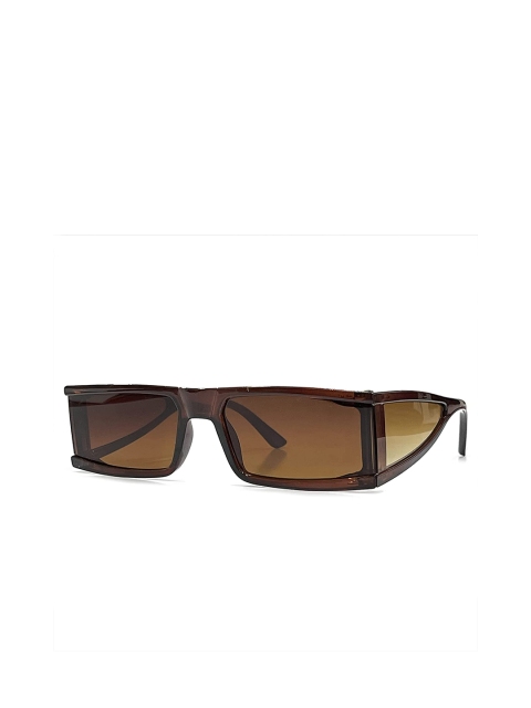 

AUGEN Unisex Brown Rectangle Sunglasses with UV Protected Lens VI-SG-98-Dabrown