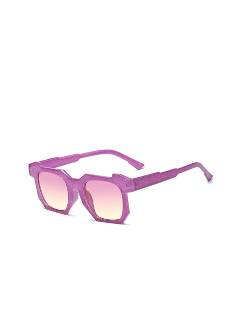 

AUGEN Unisex Purple Lens & Purple Square Sunglasses with UV Protected Lens VI-SG-117