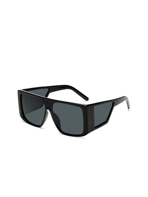 

AUGEN Unisex Black Lens & Black Oversized Sunglasses with UV Protected Lens VI-SG-99-Black