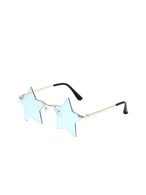 

AUGEN Unisex Blue Lens & Gold-Toned Other Sunglasses with UV Protected Lens VI-SG-145-C5