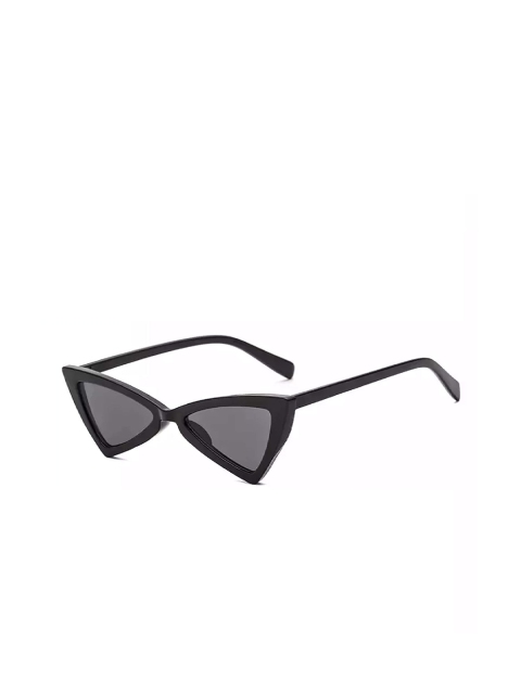 

AUGEN Unisex Black Lens & Black Cateye Sunglasses VI-SG-YS025-Black-Black-Black