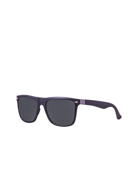 

AUGEN Unisex Black Lens & Black Square Sunglasses with UV Protected Lens