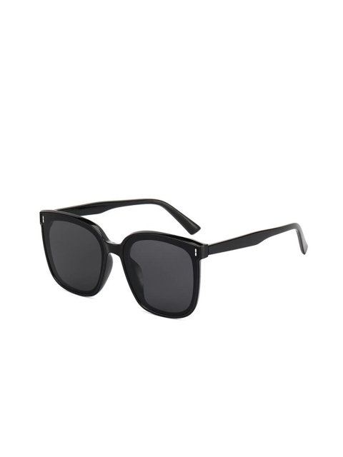 

AUGEN Adults Black Lens & Black Oversized Sunglass with UV Protected Lens